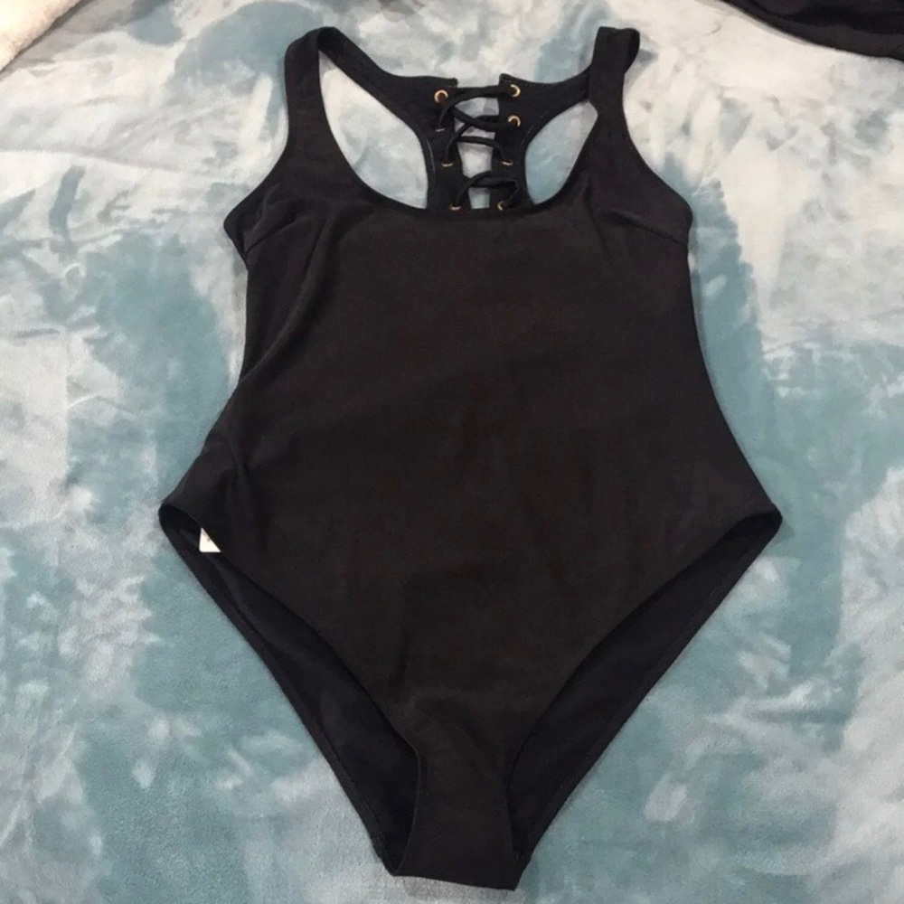 TopShop Lace up swimsuit